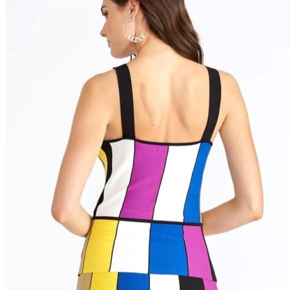 NEW! Rachel Roy Massima Multicolor Block Tank size Medium - Picture 2 of 14